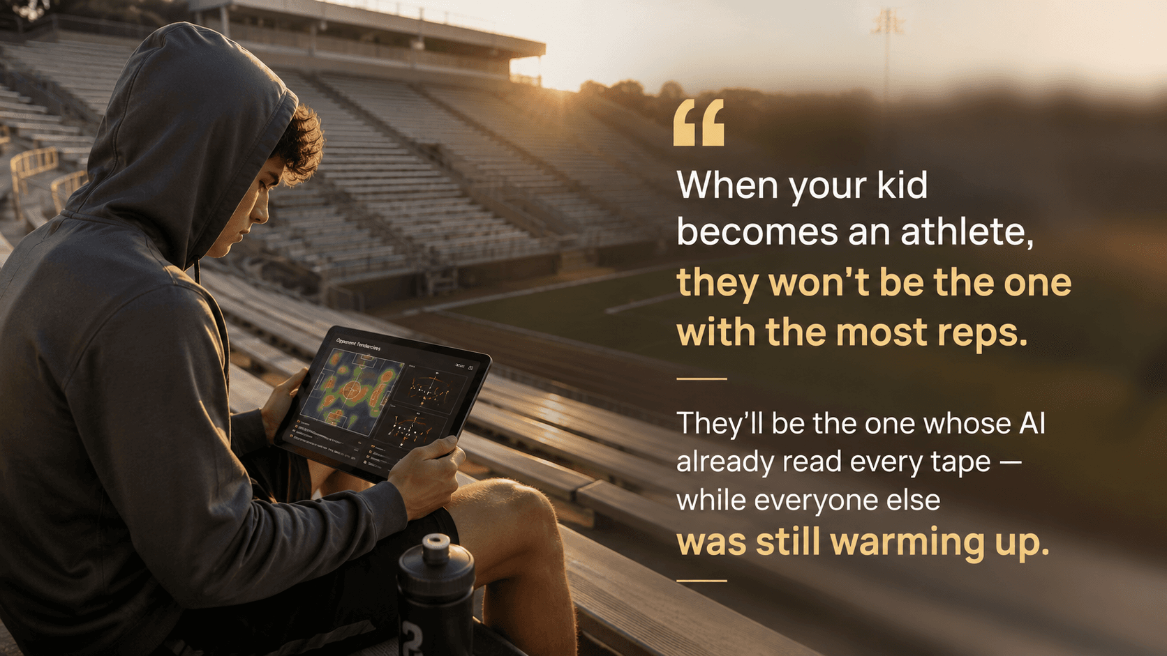 The athlete with home film-room analysis the team coach cannot match