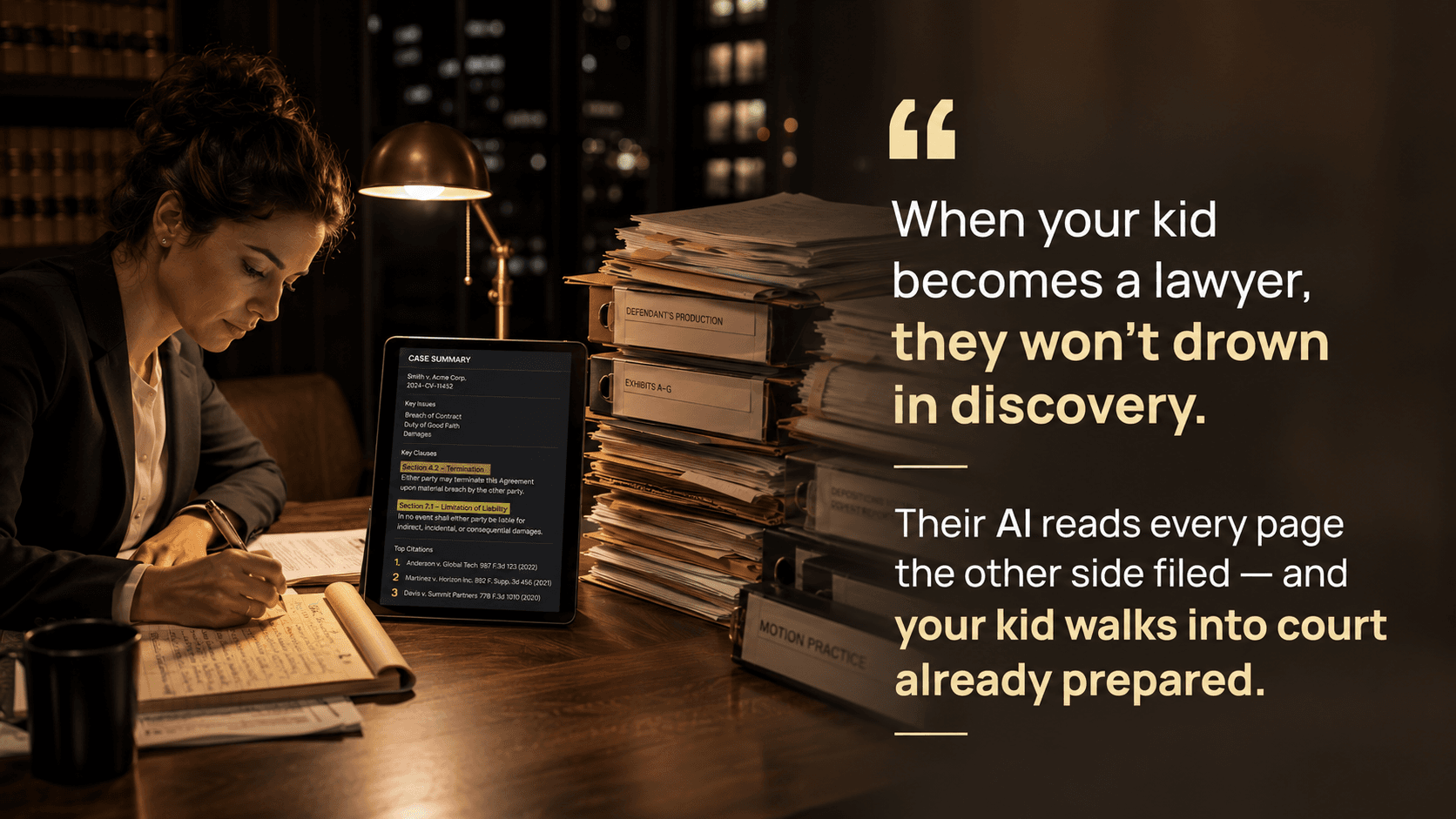 The lawyer who reads every document the other side filed